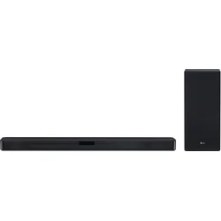 LG SL5Y Výborná zvuková kvalita, Volnost při zapojení subwooferu, Snadné propojení s dalšimi zařízeními, Elegantní design s bezdrátovým subwooferem - Soundbary