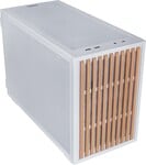 Lian Li B4-mATX Wood Edition, biela