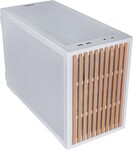 Lian Li B4-mATX Wood Edition, bílá