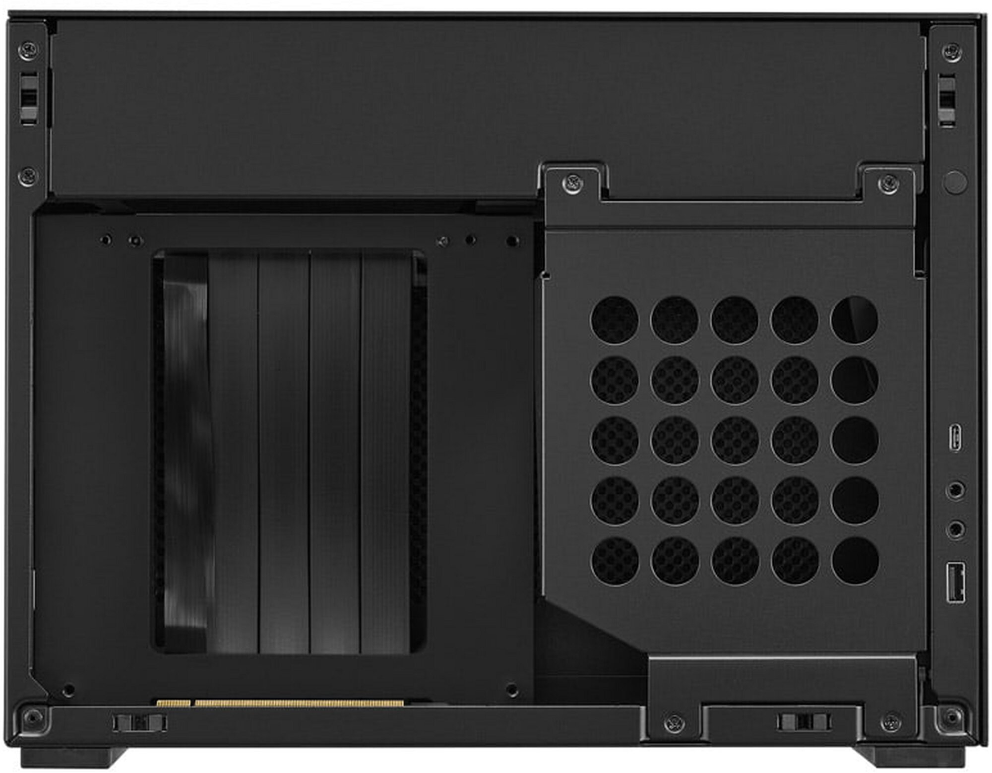 Lian Li DAN A4-H2O X3 Mini-ITX skříň, PCIE3.0 riser kabel - černá