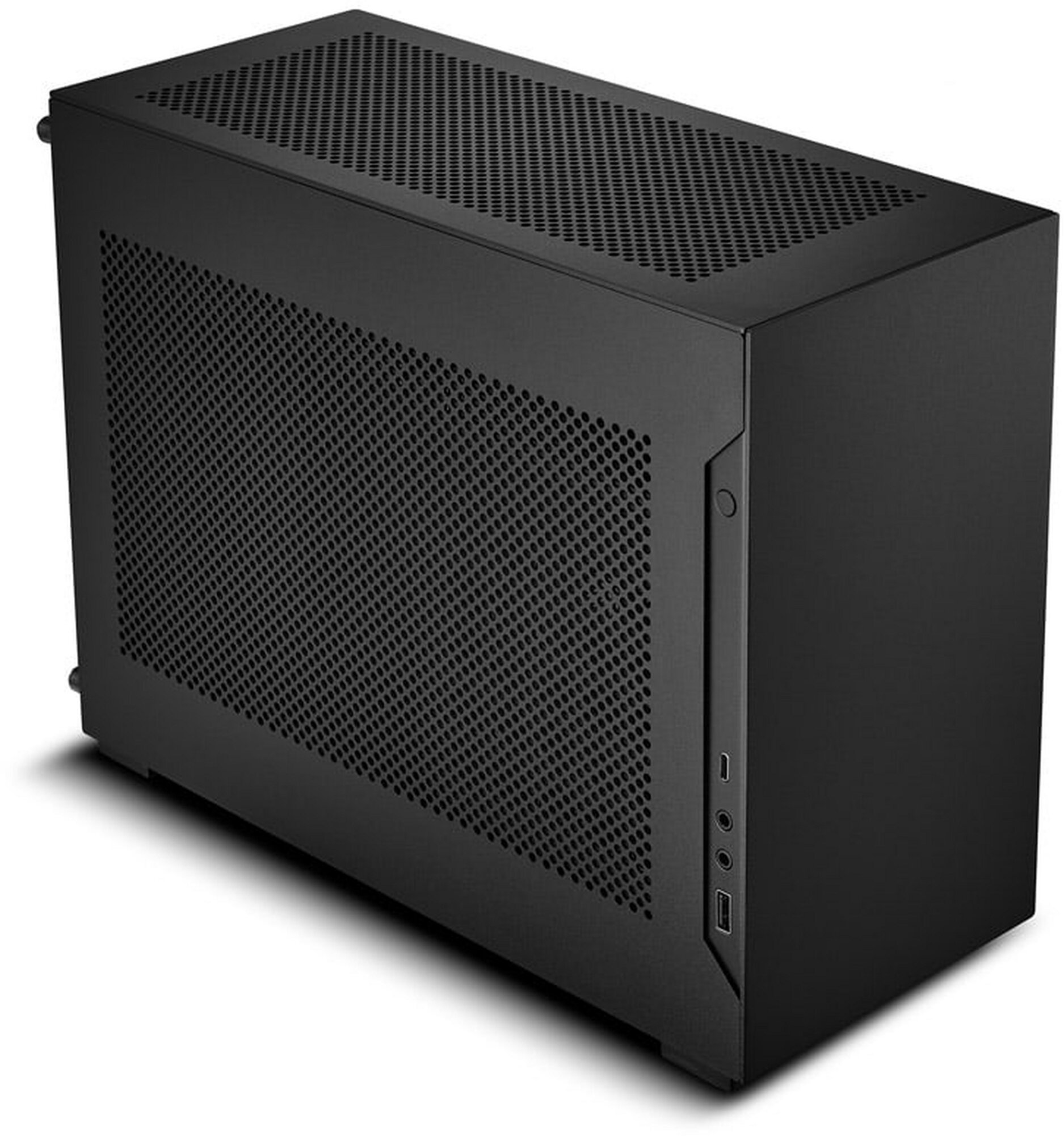 Lian Li DAN Cases A4-H2O X4 Mini-ITX skriňa, PCIE4.0 riser kábel - čierna