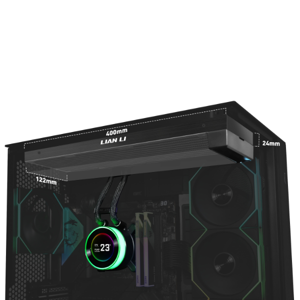 Lian Li HydroShift II LCD-C 360TL, černá