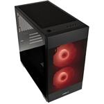 Lian Li LANCOOL 205M Mesh Micro ATX Case, tvrdené sklo - čierna