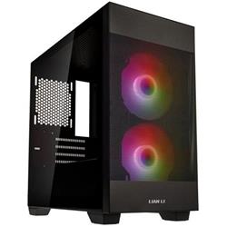 Lian Li LANCOOL 205M Mesh Micro ATX Case, tvrdené sklo - čierna