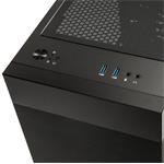 Lian Li LANCOOL 205M Mesh Micro ATX Case, tvrzené sklo - černá
