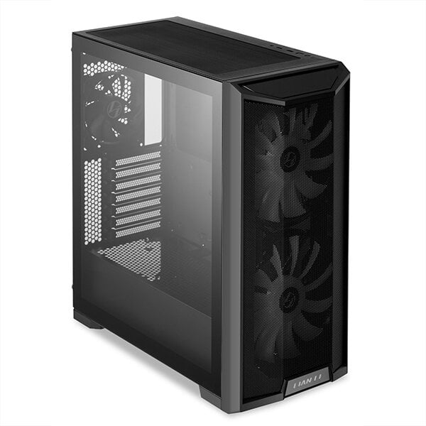 Lian Li LANCOOL 215 Midi-Tower - ARGB, tvrdené sklo, čierna