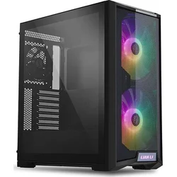 Lian Li LANCOOL 215 Midi-Tower - ARGB, tvrdené sklo, čierna