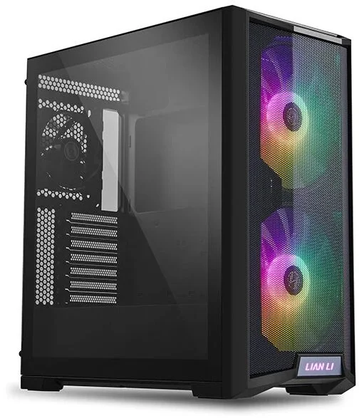 Lian Li LANCOOL 215 Midi-Tower - ARGB, tvrzené sklo, černý