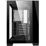 Lian Li O11 Dynamic Mini, Midi-Tower, tvrdené sklo, čierna