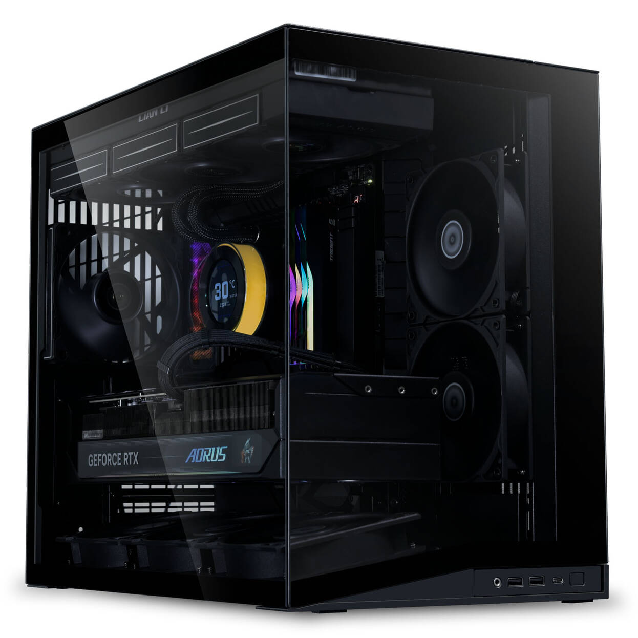 Lian Li O11 Dynamic Mini V2 Flow, černá