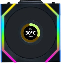 Lian Li UNI FAN SL Wireless LCD ARGB PWM 120 mm, čierna