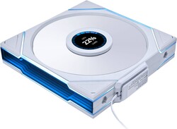 Lian Li UNI FAN TL LCD Wireless Reverse 140 mm, biela