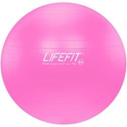 LifeFit Anti-Burst 65 cm, růžový gymnastický míč