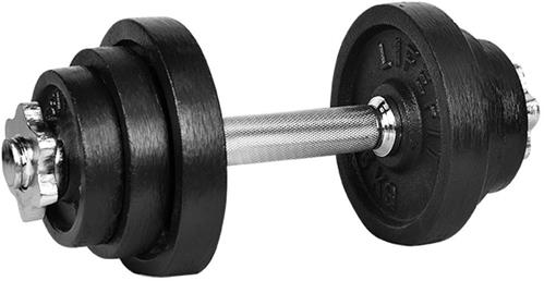 LifeFit Činka nakládací jednoruční 12 kg, 30mm tyč/6x kotouč
