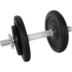 LifeFit Činka nakládací jednoruční 15 kg, 30mm tyč/4x kotouč