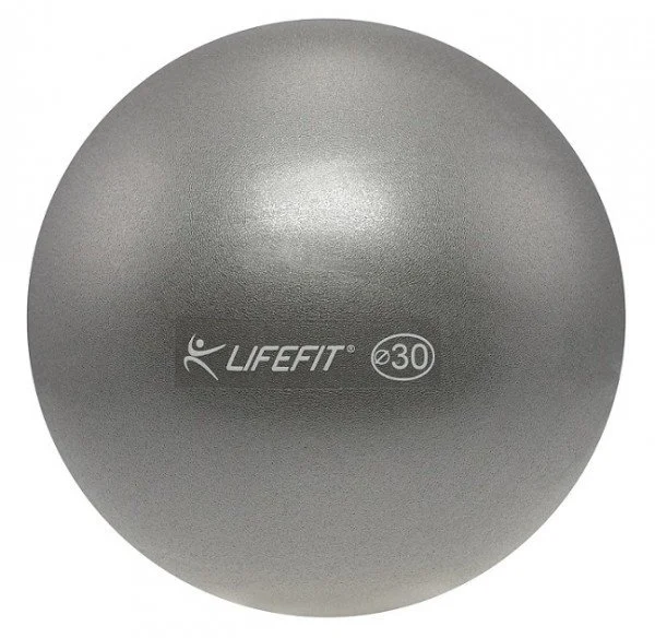 LifeFit Overball 30cm, stříbrný míč