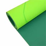 LIFEFIT YOGA MAT LOTOS DUO, 183x58x0,6cm, zelená