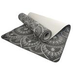LIFEFIT YOGA MAT MANDALA DUO, 183x58x0,6cm, čierna