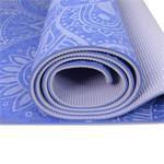 LIFEFIT YOGA MAT MANDALA DUO, 183x58x0,6cm, modrá