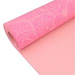 LIFEFIT YOGA MAT MANDALA DUO, 183x58x0,6cm, ružová