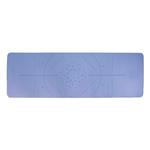 LIFEFIT YOGA MAT RELAX DUO, 183x58x0,6cm, modrá