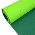 LIFEFIT YOGA MAT RELAX DUO, 183x58x0,6cm, zelená