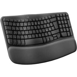 Logitech bezdrátová klíávesnice Wave Keys CZ/SK, černá