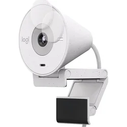 Logitech BRIO 300, Full HD webcam, off-white