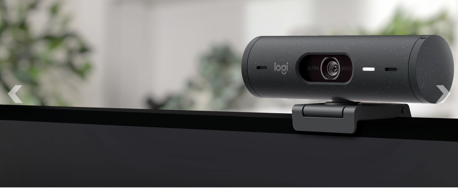 Logitech BRIO 500, Full HD webová kamera, grafitová