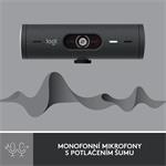 Logitech Brio 500 - Grafitová