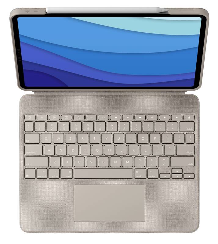 Logitech Combo Touch pre iPad Pro 11" (1., 2., 3. generácia), béžová - SK