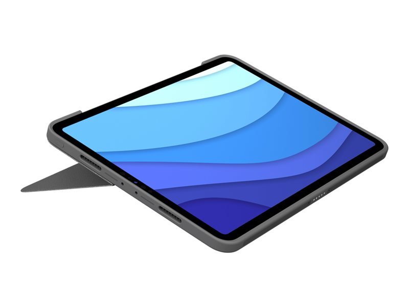 Logitech Combo Touch pre iPad Pro 12,9" (5. generácia), sivá - SK