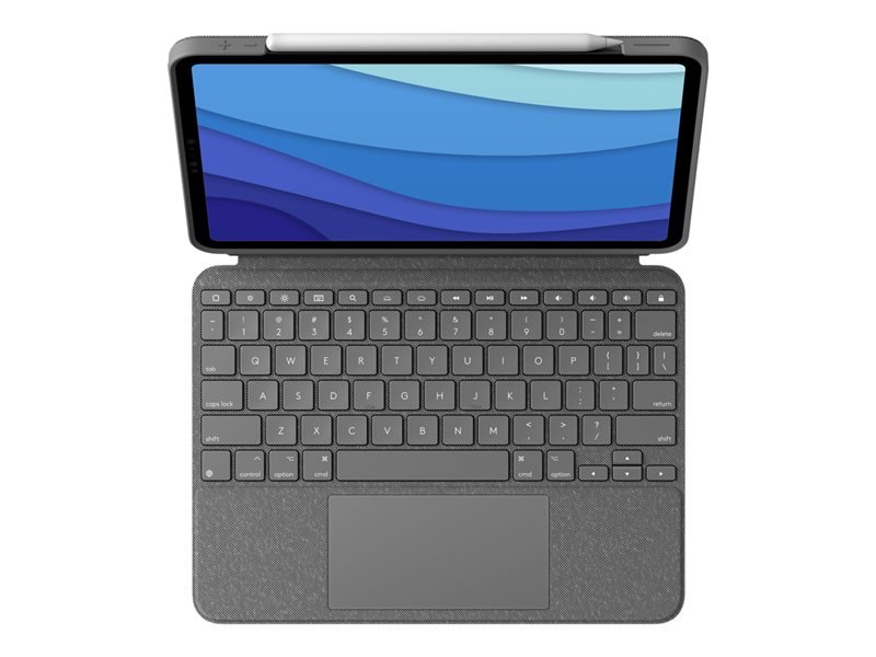 Logitech Combo Touch pro iPad Pro 12,9" (5. gen), šedá - US INTL