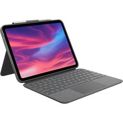 Logitech Combo Touch QWERTY US INTL, sivá