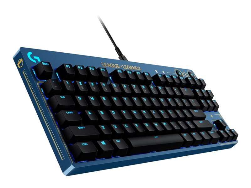 Logitech G Pro League of Legends edition, USA, dotykové ovládanie