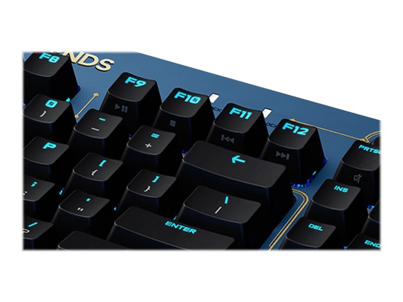 Logitech G Pro League of Legends edition, USA, dotykové ovládanie