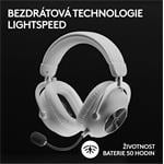Logitech G PRO X 2 LIGHTSPEED Gaming Headset, bílá