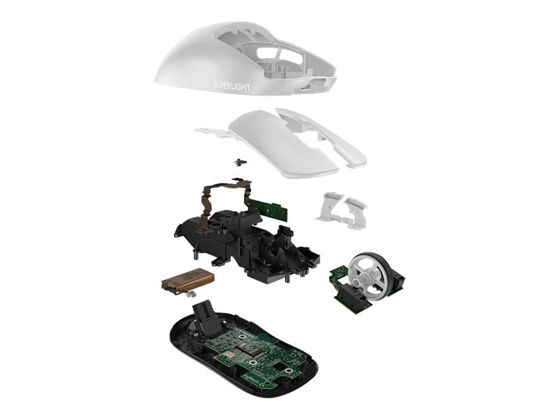 Logitech G Pro X Superlight, biela