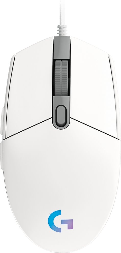 Logitech G203 Lightsync, biela
