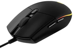 Logitech G203 Lightsync, čierna