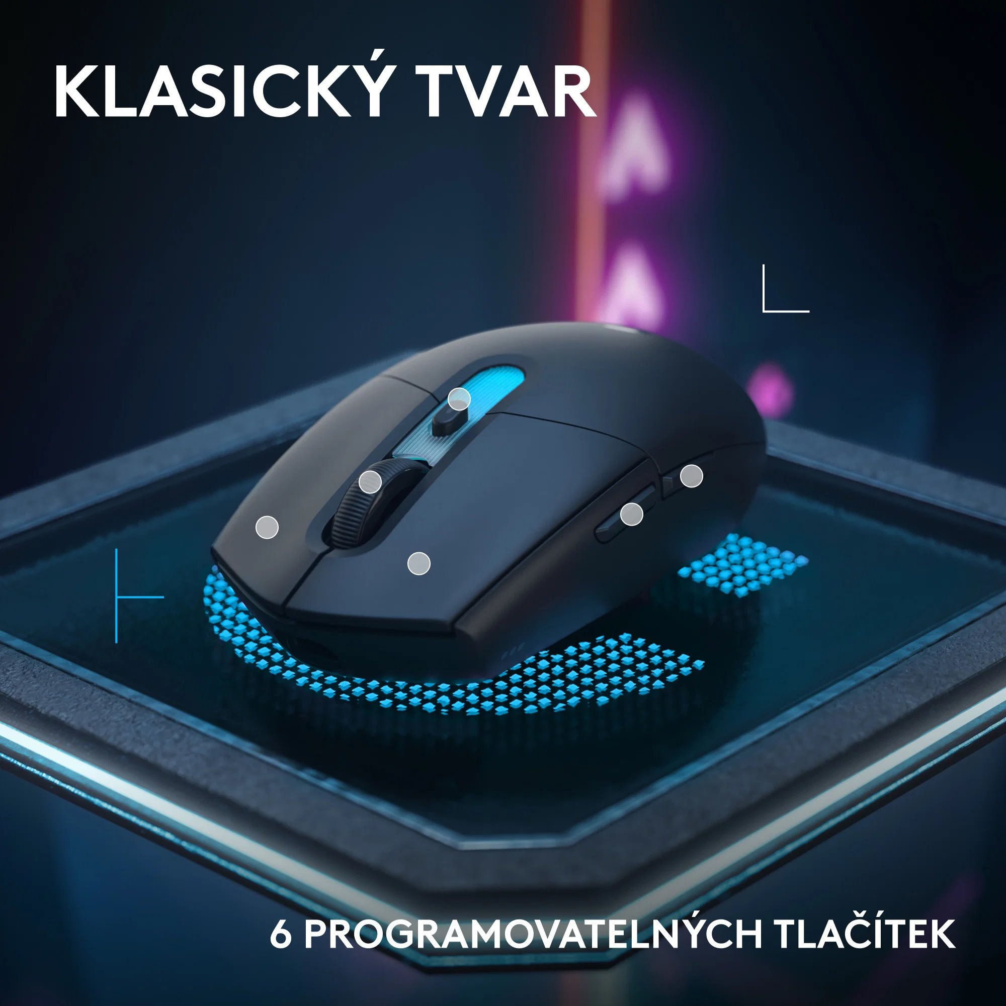 Logitech G305 X SUPERLIGHT, čierna