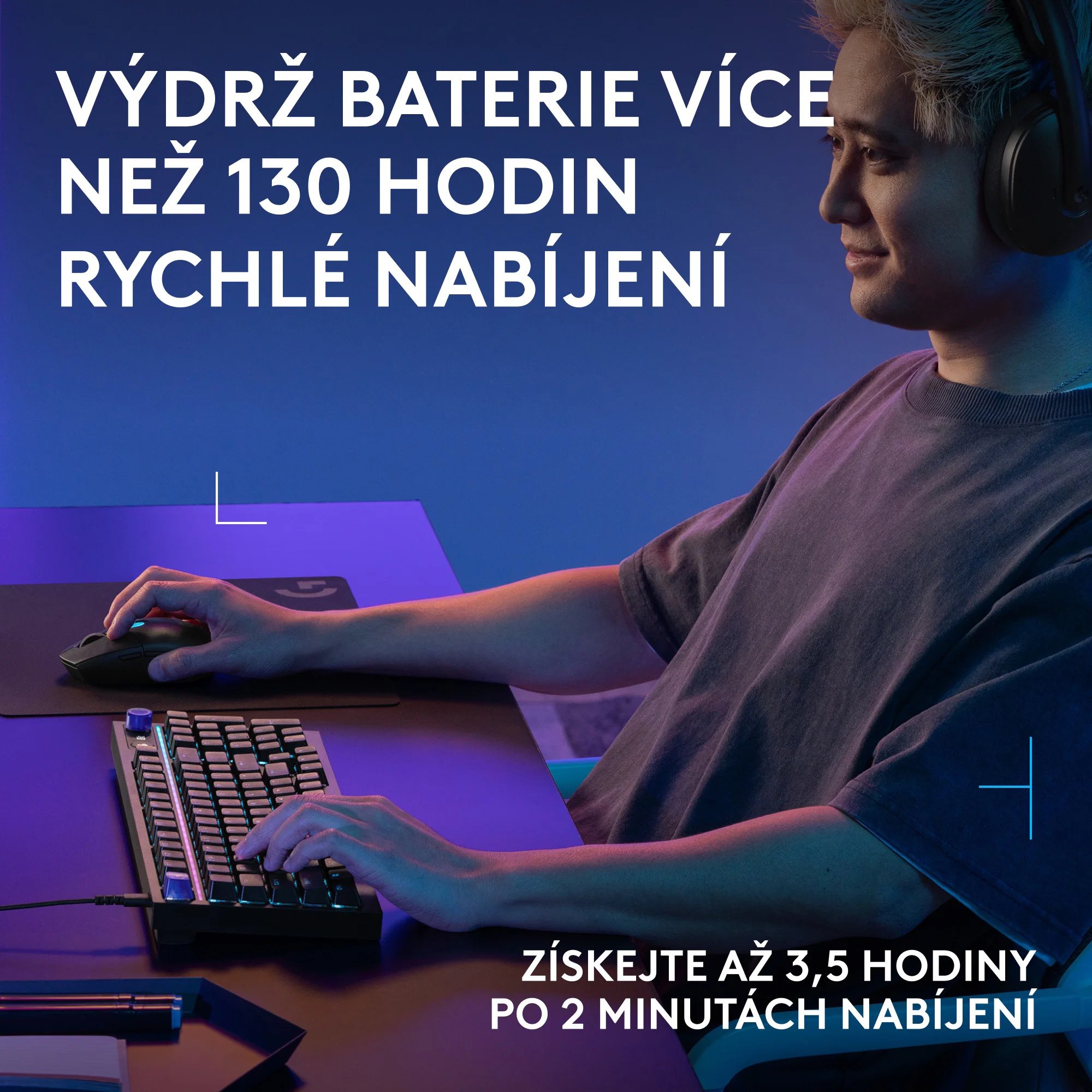Logitech G305 X SUPERLIGHT, čierna