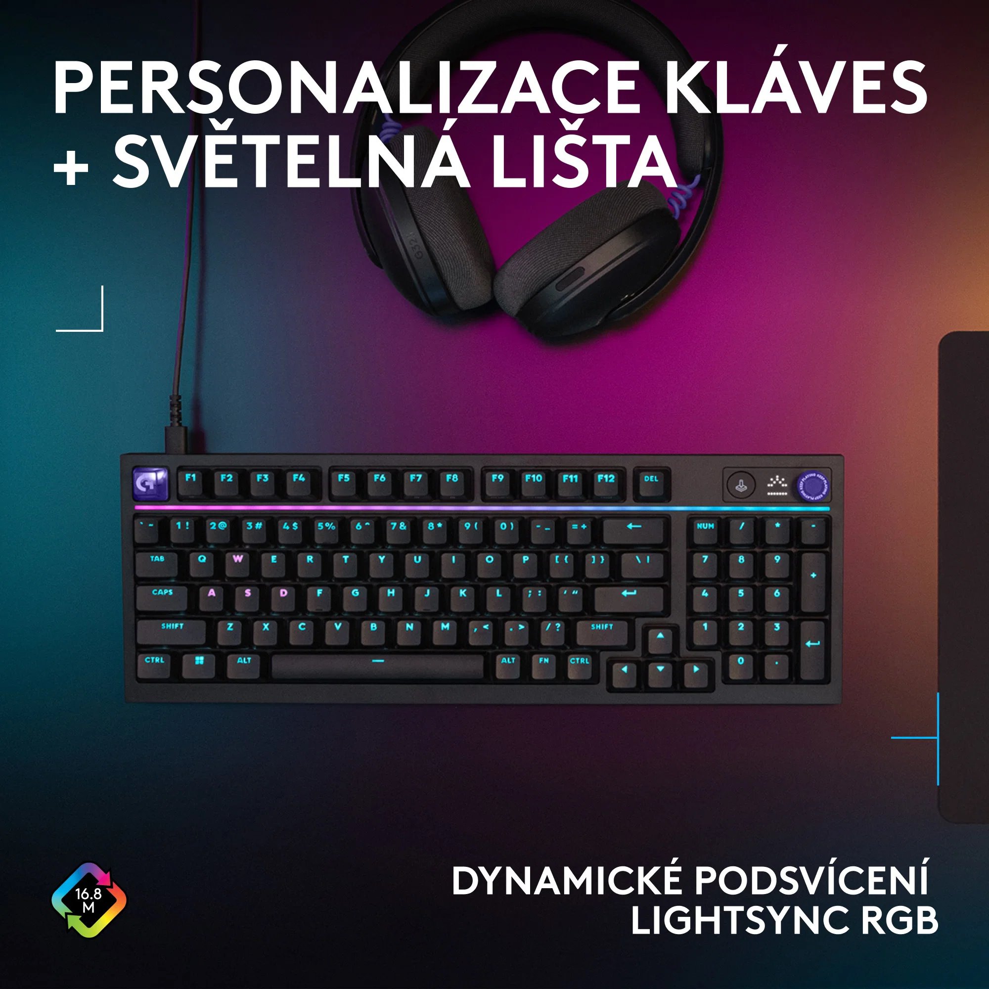 Logitech G316 X 98 CZ, čierna