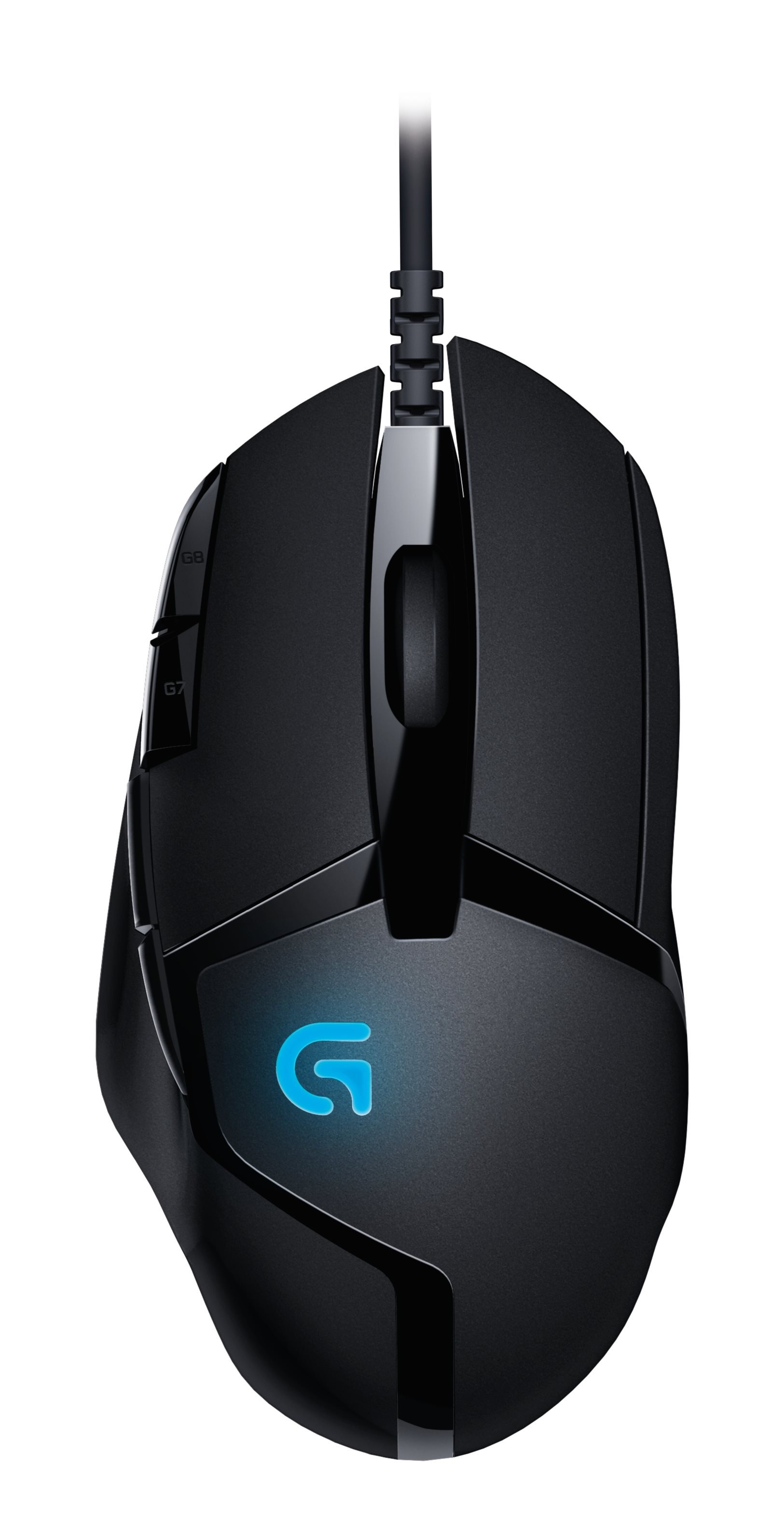 Logitech G402 Hyperion Fury herní myš - černá/modrá
