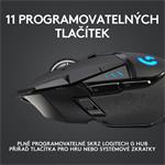 Logitech G502 Lightspeed Wireless herní myš - černý