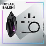 Logitech G502 X PLUS Wireless RGB Gaming Mouse, černá
