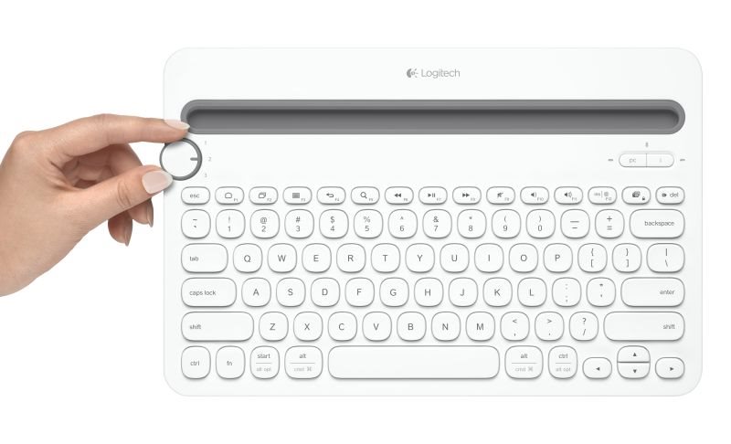 Logitech K480 US White