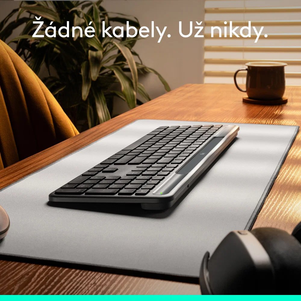 Logitech K980 Signature Slim Solar, Graphite - CZ/SK