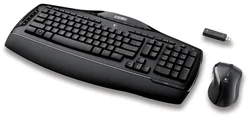 Logitech klávesnice Cordless Desktop MX3200 Laser CZ,USB, bezdrátová s myší