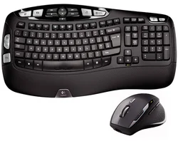 Logitech klávesnice Cordless Desktop Wave PRO, CZ, bezdrátová s myší